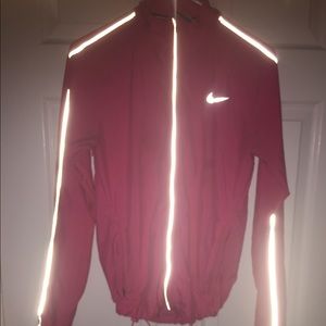 A Nike runner windbreaker (in pink )